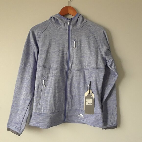 NWT Trespass L Airtrap Performance Fleece Hoodie - Picture 2 of 9